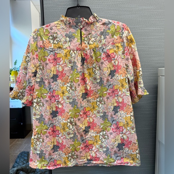 J. Crew Multicolor Floral Blouse - Picture 2 of 3